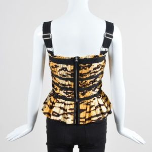Dolce & Gabbana Animal Print Bustier